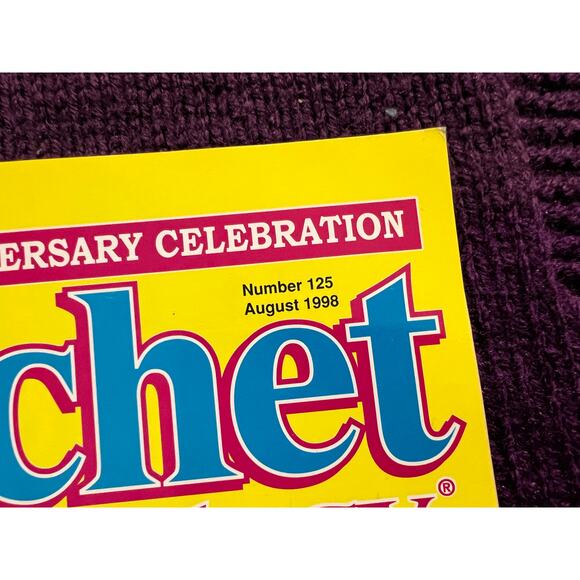 Crocheted fantasy pattern book 1998 sweater bag afgan - Picture 2 of 15